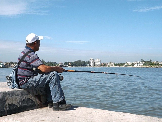 rybaření ve městě